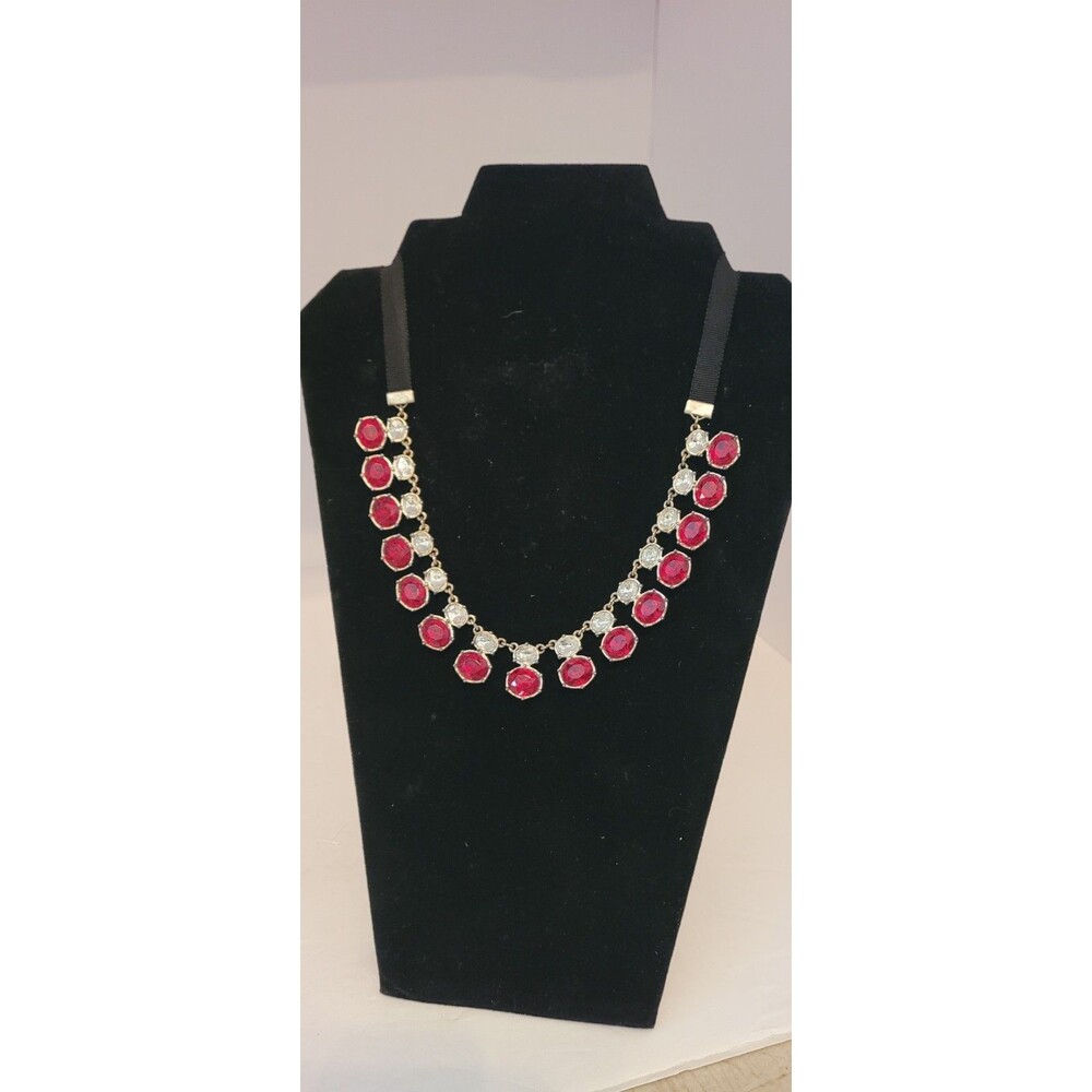 Avon Red Fancy  Collar  Necklace  NRT Jewelry